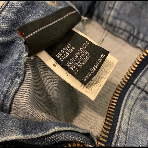 Diesel Zip Fly Straight Leg Jeans - Picture 8 of 8